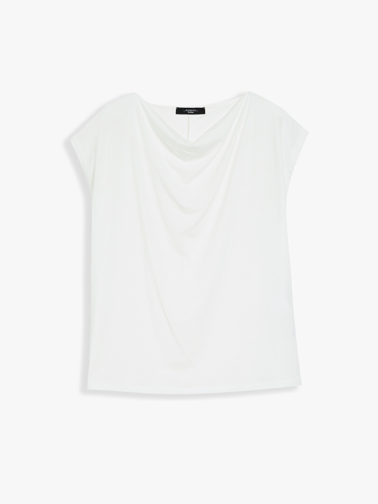 Cotton jersey T-shirt, white - Weekend Max Mara