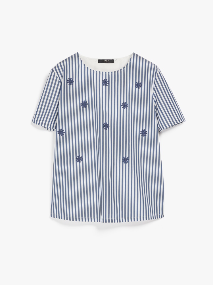 Cotton jersey T-shirt, navy - Weekend Max Mara