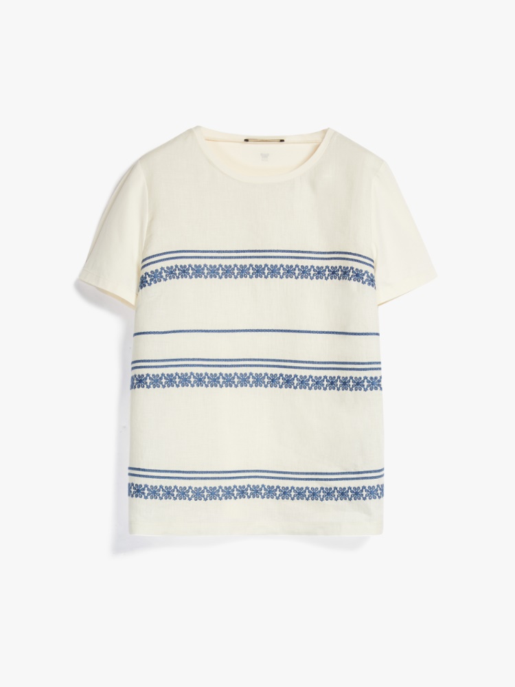 Cotton jersey T-shirt, ecru - Weekend Max Mara