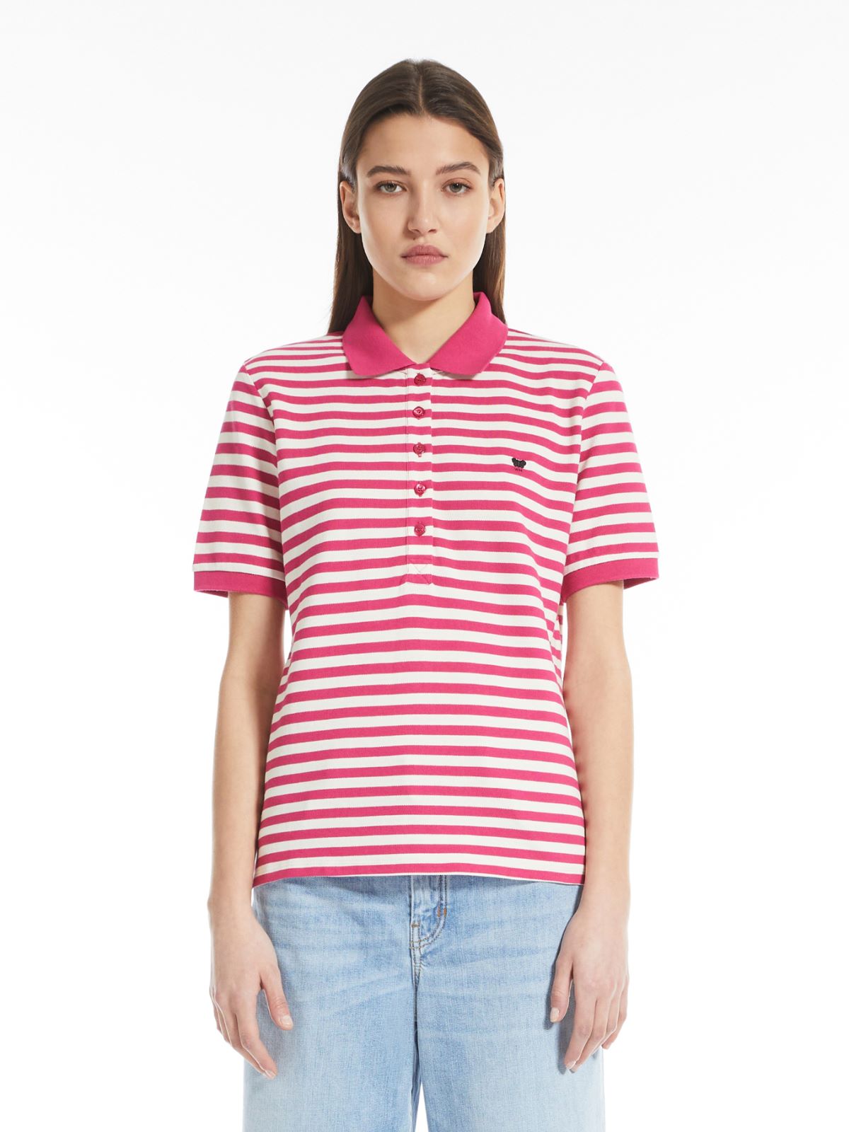 Cotton piqué jersey polo shirt Weekend Maxmara Cotton piqué jersey polo shirt Weekend Maxmara