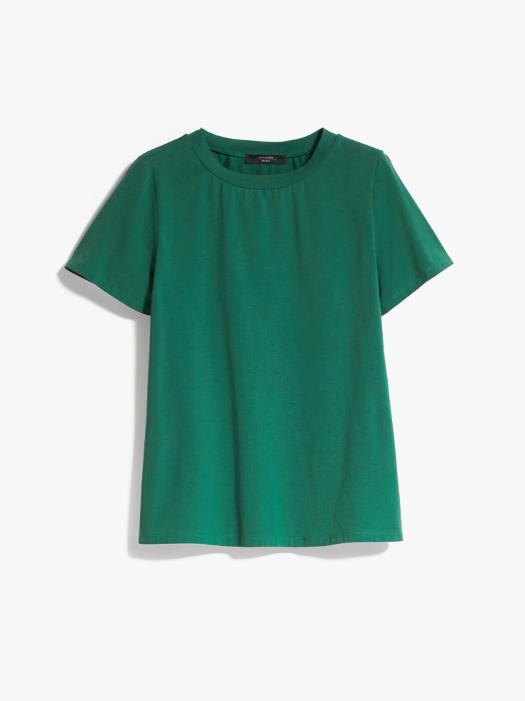 Cotton jersey T-shirt , green - Weekend Max Mara