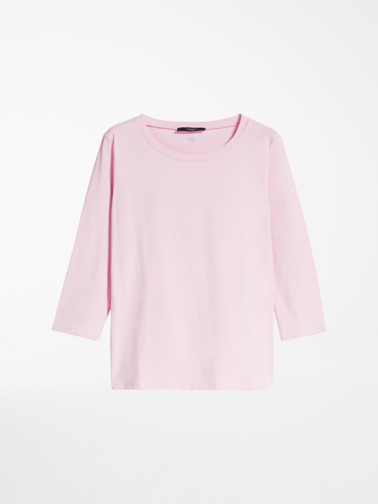 Cotton jersey T-shirt, quartz - Weekend Max Mara
