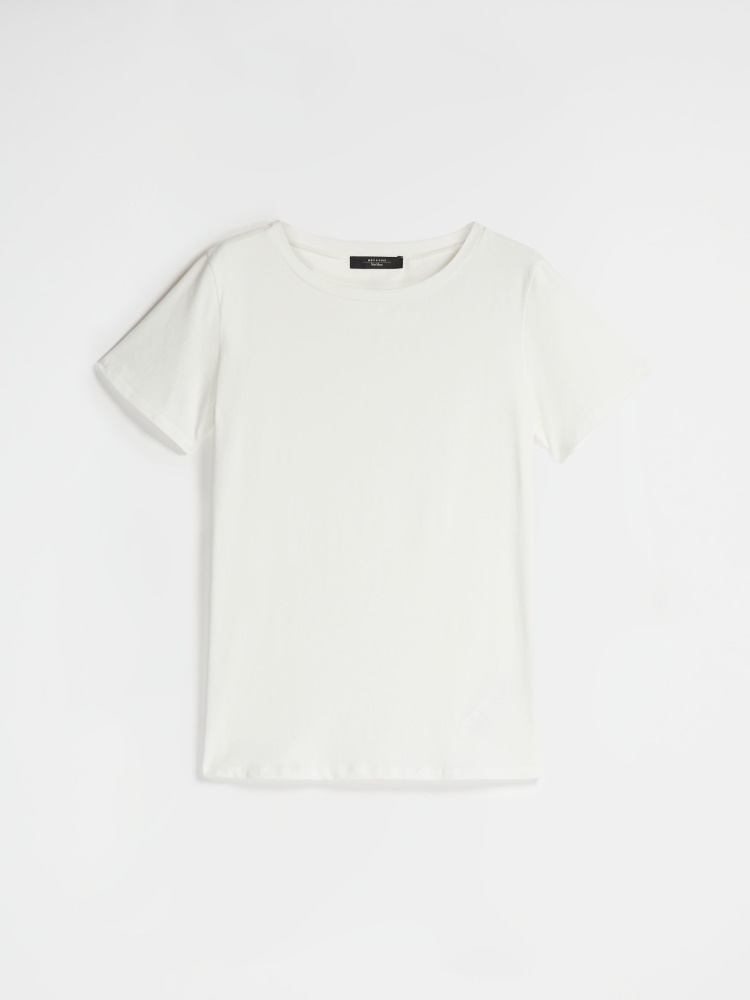 Cotton jersey T-shirt, white - Weekend Max Mara