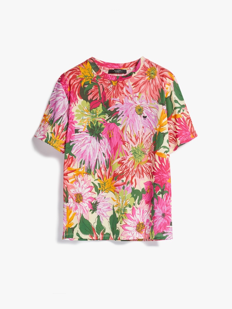 Cotton jersey T-shirt, fuchsia - Weekend Max Mara