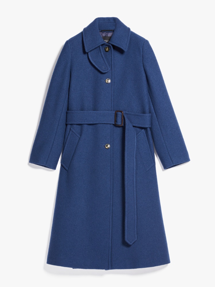 Boiled wool coat, ultramarine | Weekend Max Mara