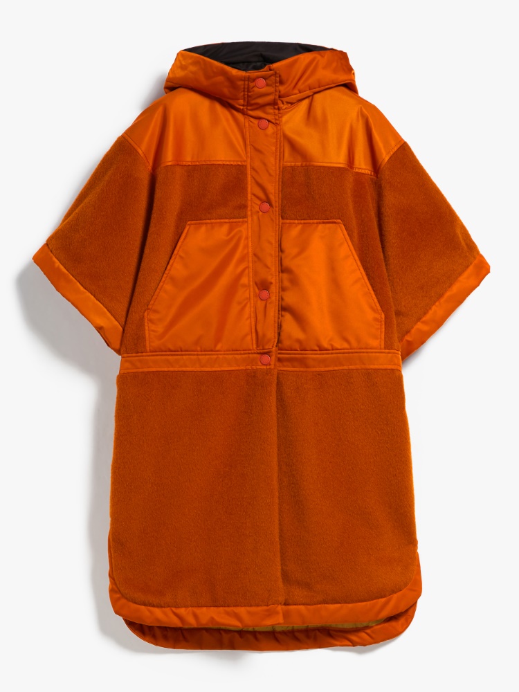 Reversible alpaca and nylon coat, rust | Weekend Max Mara