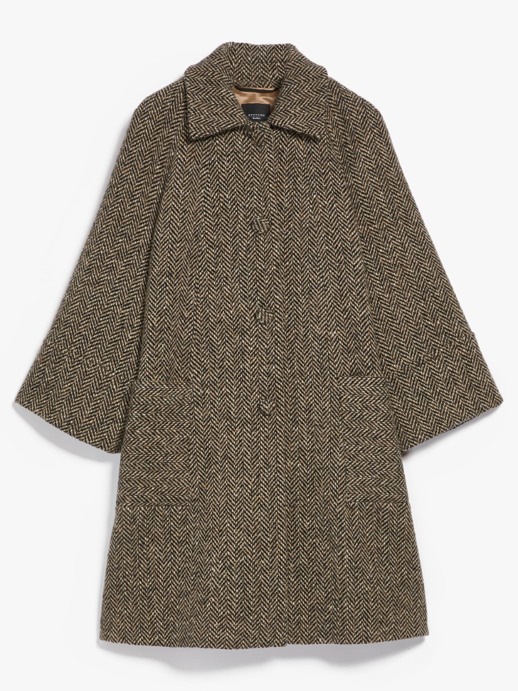 Manteau Femme Weekend Max Mara - Laine Bleue - Modèle Taranto - Neuf Avec étiquettes