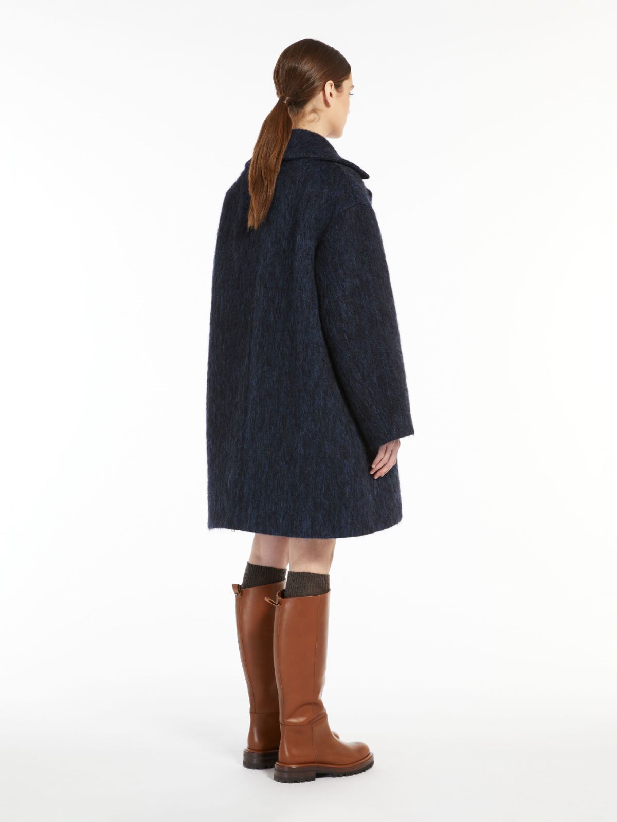 Wool, alpaca and mohair coat - ULTRAMARINE - Weekend Max Mara - 3