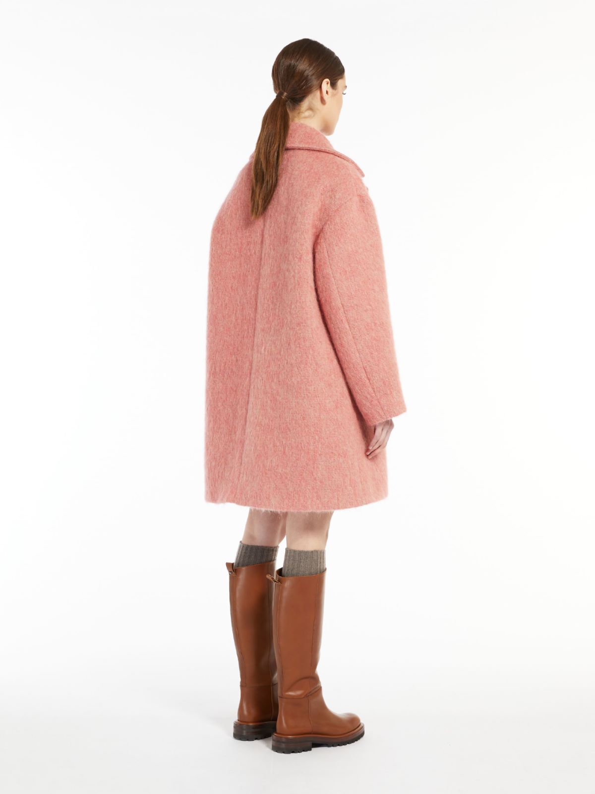 Wool, alpaca and mohair coat - PINK - Weekend Max Mara - 3