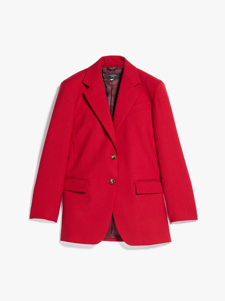 Wool blazer, red ruthenium | Weekend Max Mara