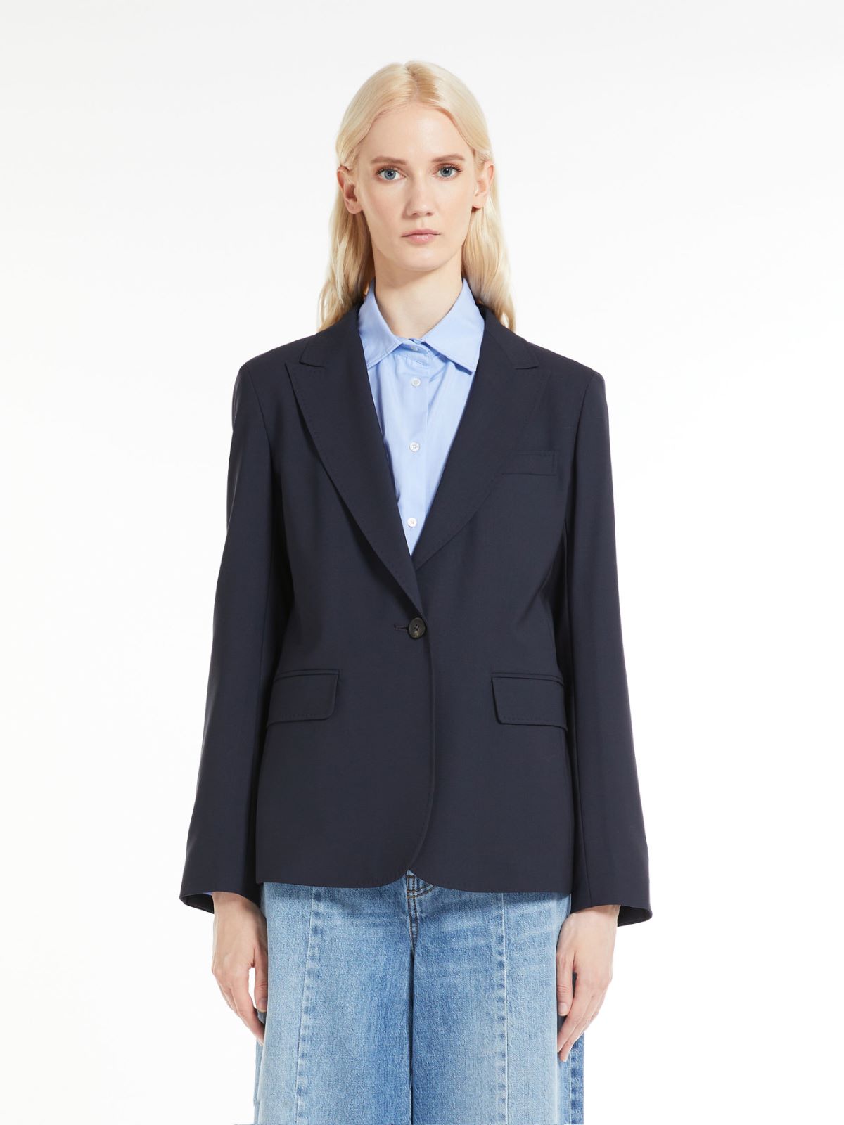 Woollen cloth blazer - NAVY - Weekend Max Mara - 2 Woollen cloth blazer - NAVY - Weekend Max Mara - 2