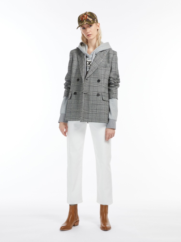BRONTE_crosselling_img Wool twill blazer - BLACK - Weekend Max Mara