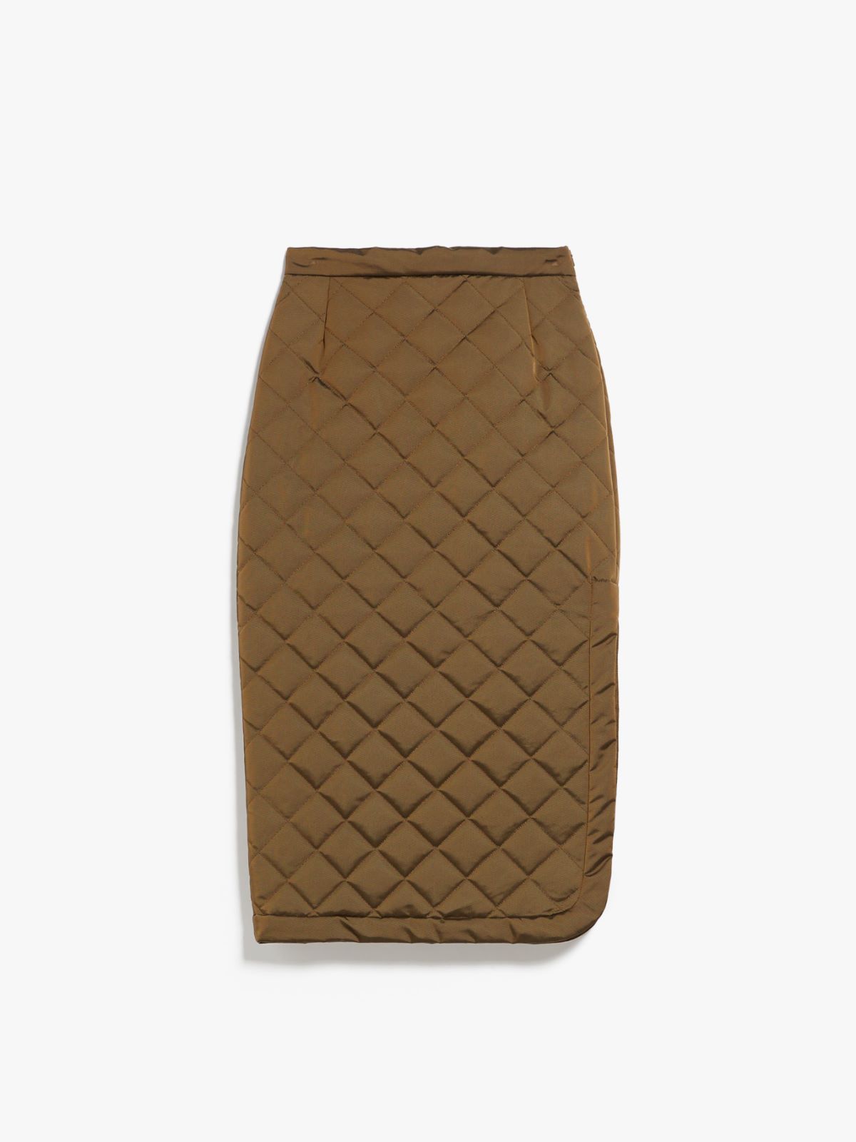 Quilted fabric skirt - TOBACCO - Weekend Max Mara - 5