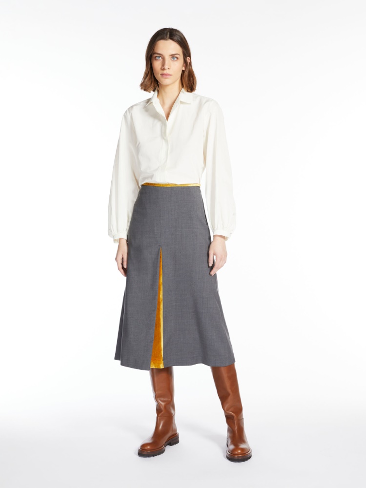 Wool skirt -  - Weekend Max Mara