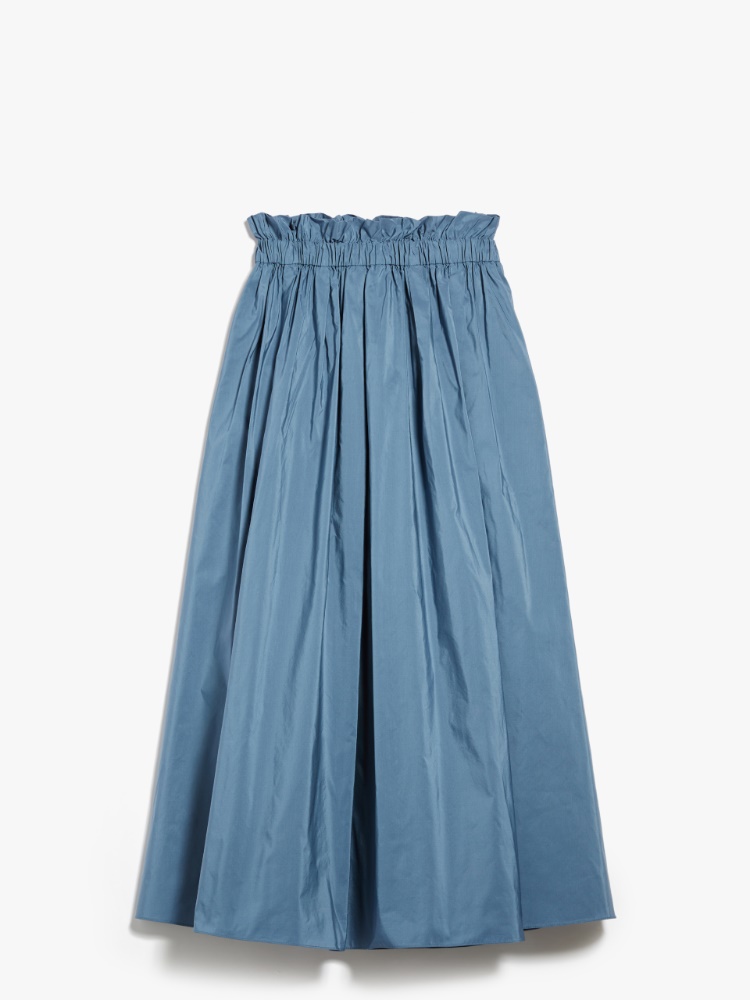 Cotton skirt, light blue | Weekend Max Mara