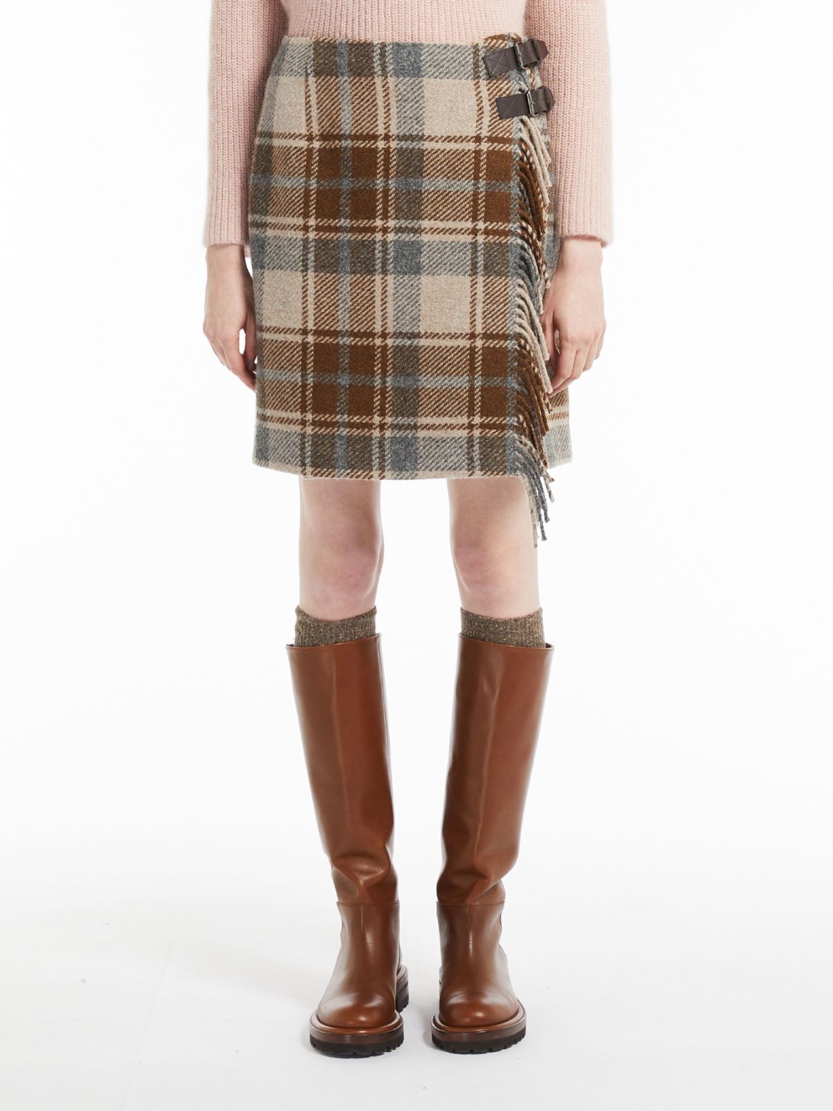 Wool skirt - SAND - Weekend Max Mara - 2