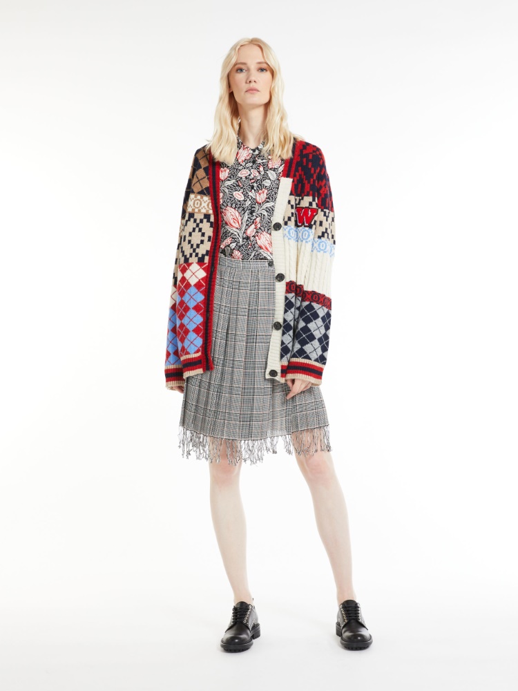 Wool-blend twill skirt -  - Weekend Max Mara
