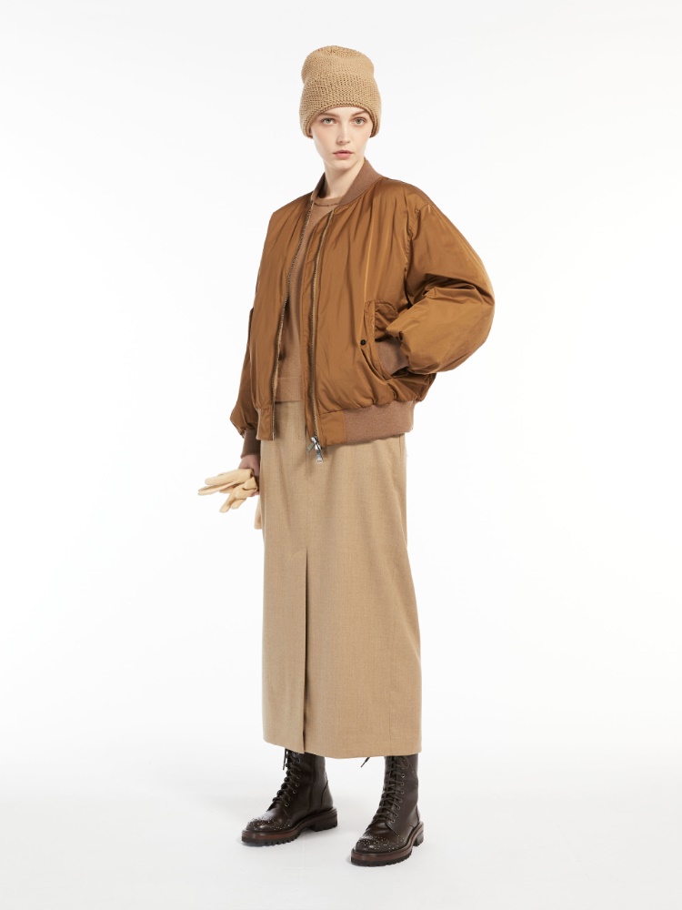 Wool flannel skirt -  - Weekend Max Mara