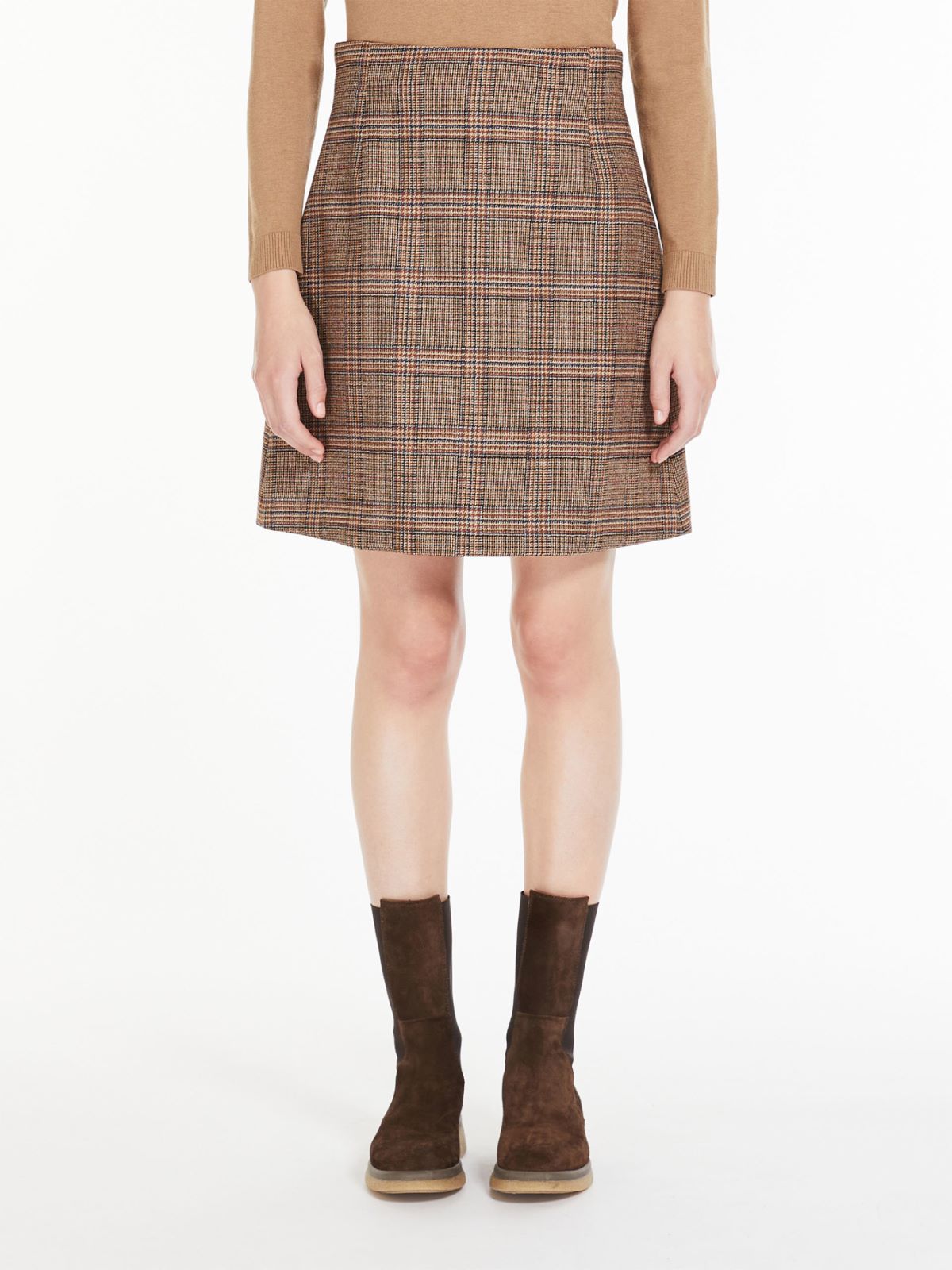 Wool skirt - TOBACCO - Weekend Max Mara - 2