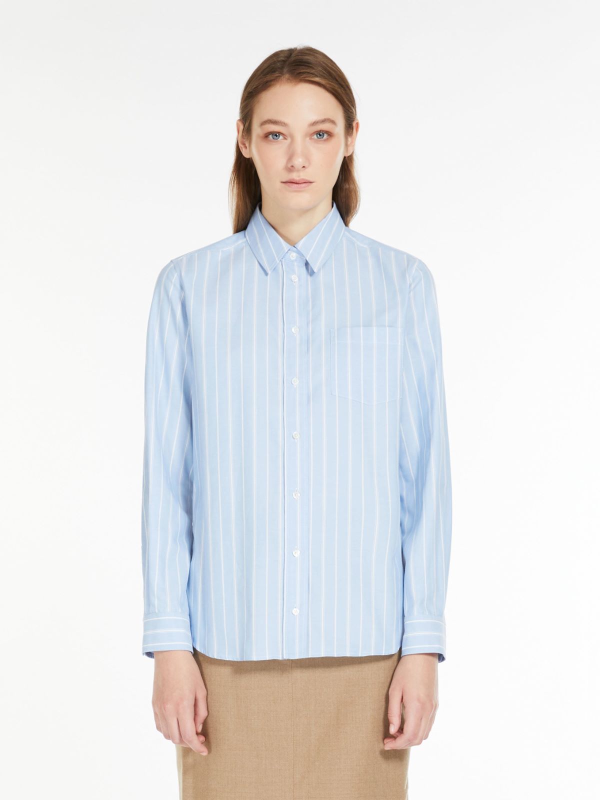 Cotton Oxford shirt - LIGHT BLUE - Weekend Max Mara - 2