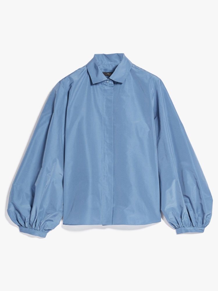Taffeta shirt, light blue | Weekend Max Mara