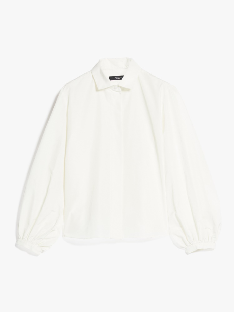 Taffeta shirt, white | Weekend Max Mara