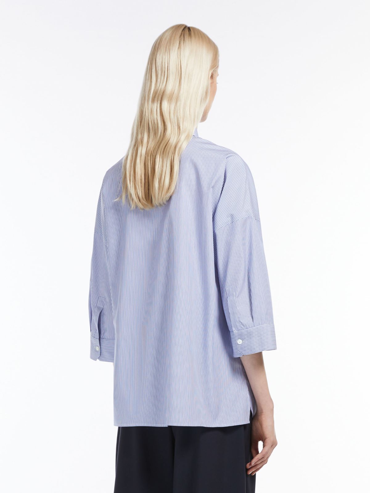 Cotton poplin shirt - LIGHT BLUE - Weekend Max Mara - 3