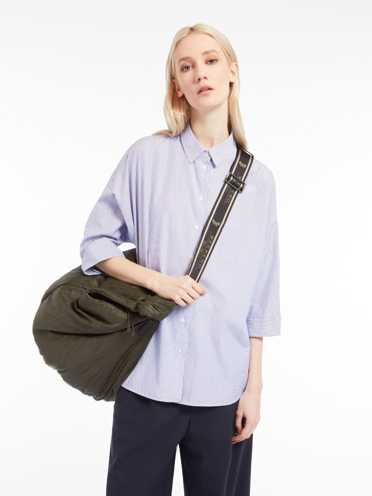Camicia in popeline di cotone - AZZURRO - Weekend Max Mara - 4 Camicia in popeline di cotone - AZZURRO - Weekend Max Mara - 4