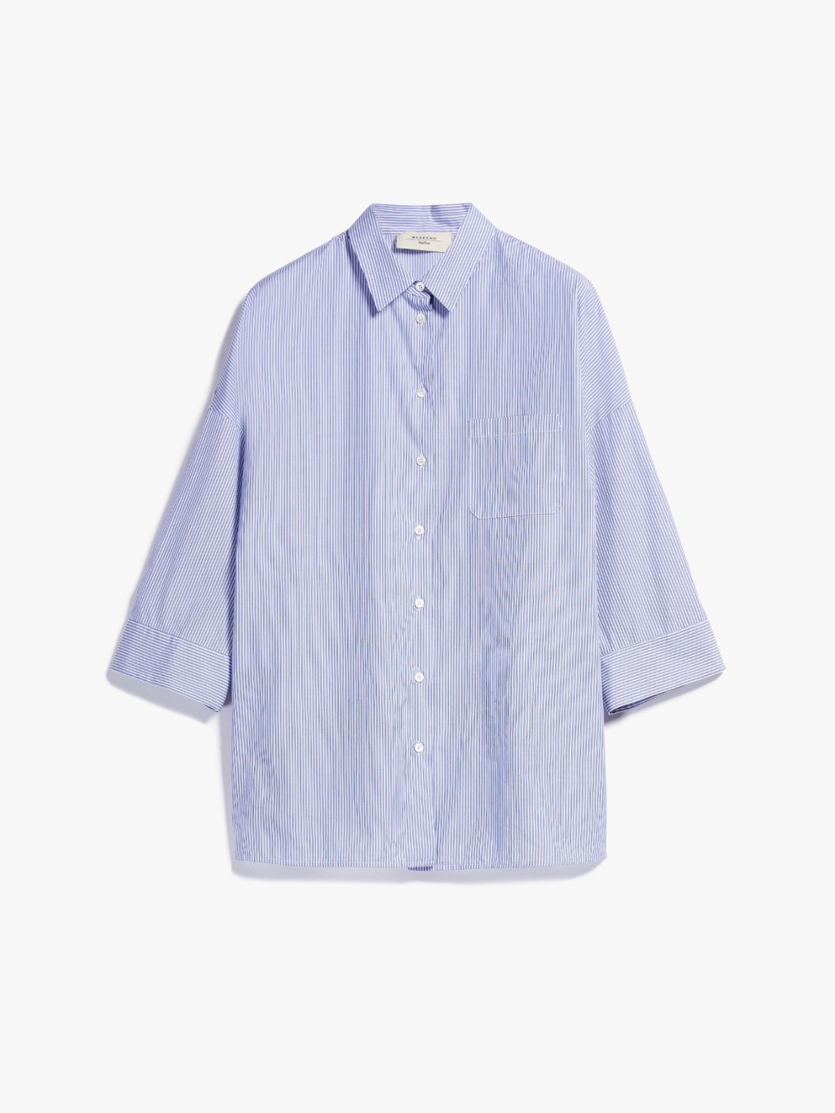 Camicia in popeline di cotone - AZZURRO - Weekend Max Mara - 6 Camicia in popeline di cotone - AZZURRO - Weekend Max Mara - 6