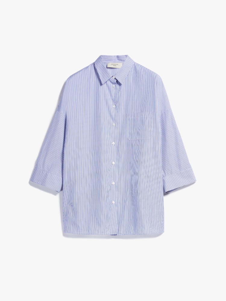 Cotton poplin shirt - LIGHT BLUE - Weekend Max Mara