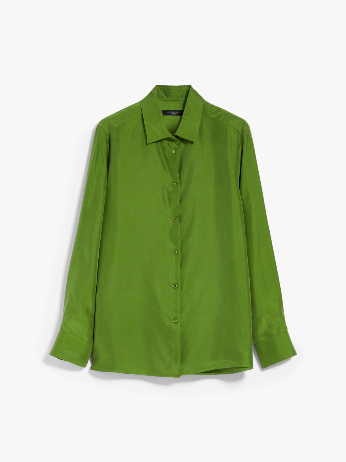 Silk shirt, green | Weekend Max Mara