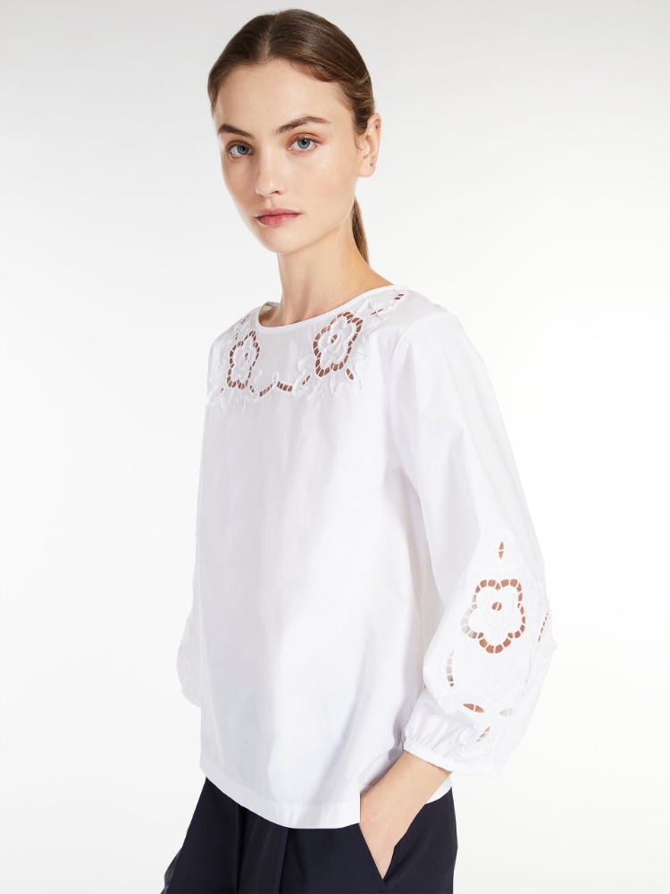 Cotton poplin blouse -  - Weekend Max Mara