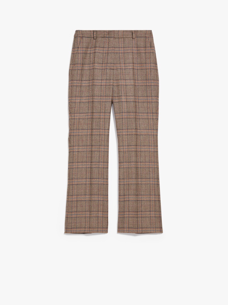 Wool twill trousers, tobacco | Weekend Max Mara