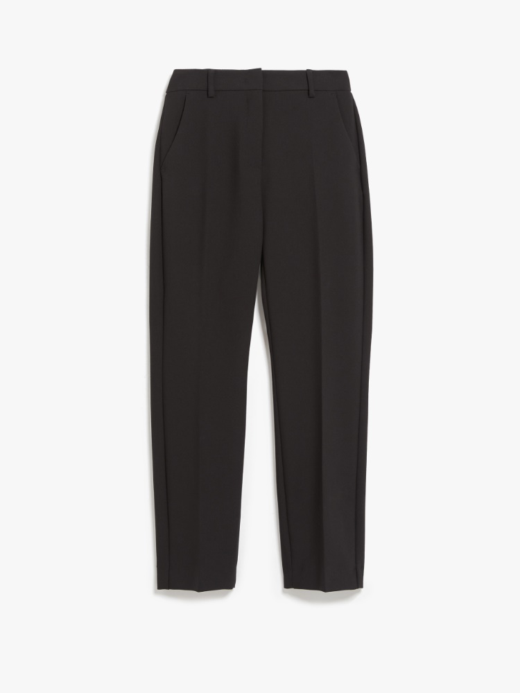 Double viscose-blend cloth trousers -  - Weekend Max Mara