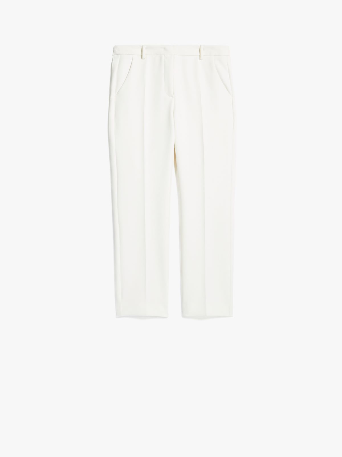 Double viscose-blend cloth trousers - IVORY - Weekend Max Mara - 6