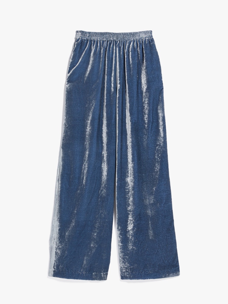 Velvet trousers, oil | Weekend Max Mara