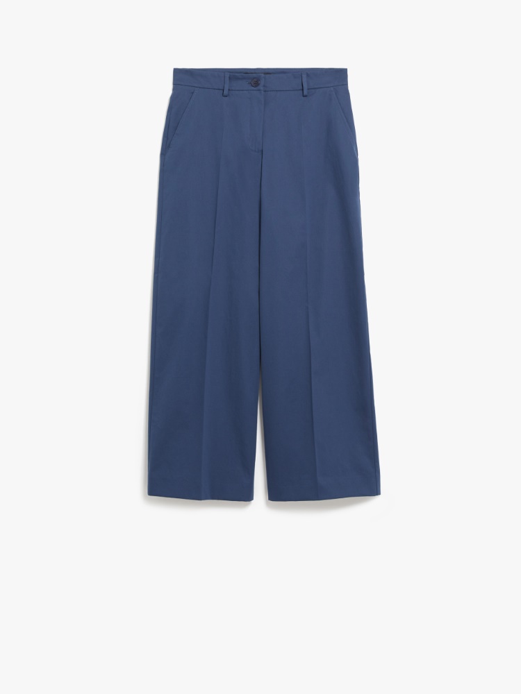 Sateen trousers, midnightblue | Weekend Max Mara