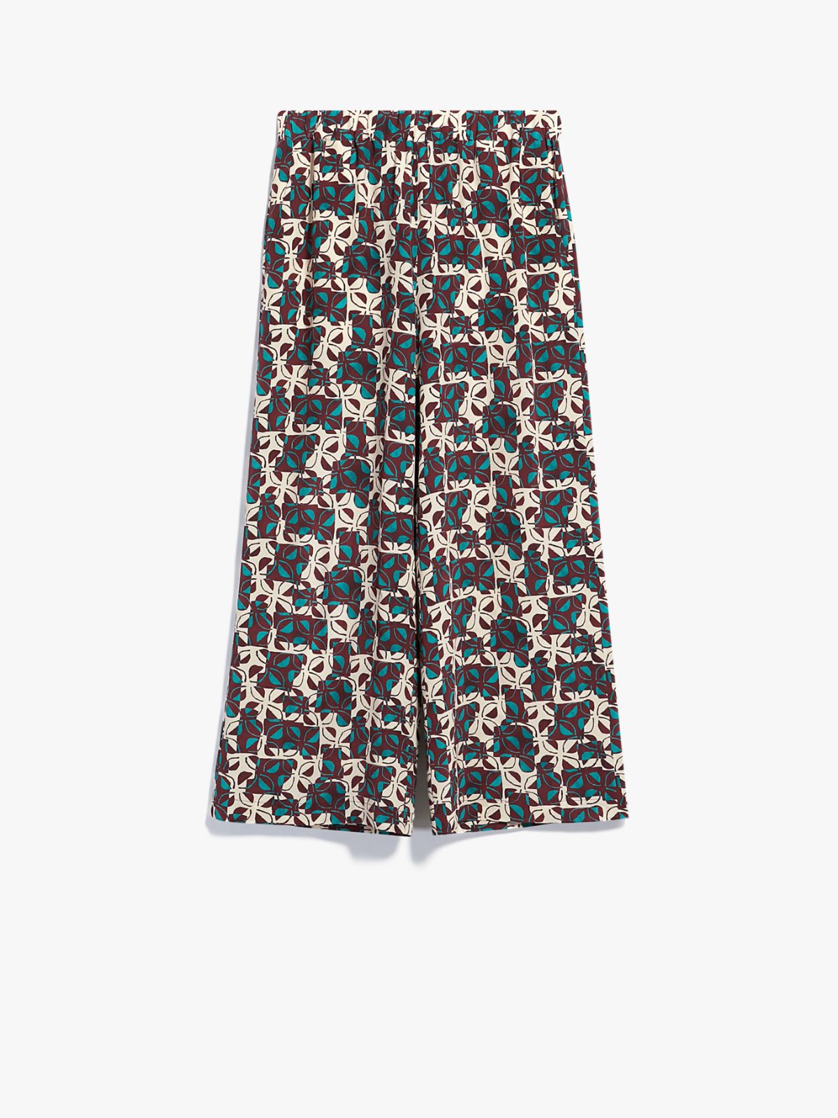 Silk crepe de chine trousers - PLUM - Weekend Max Mara - 5 Silk crepe de chine trousers - PLUM - Weekend Max Mara - 5