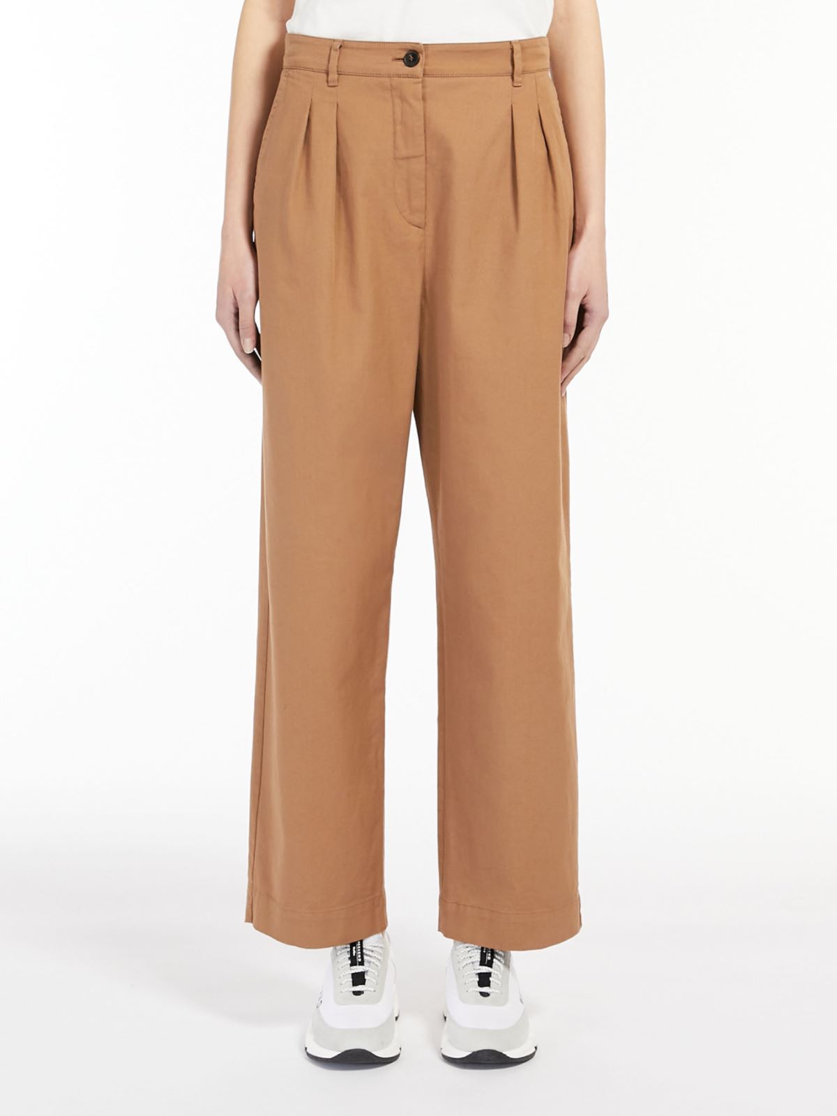 Cotton trousers - CARAMEL - Weekend Max Mara - 2 Cotton trousers - CARAMEL - Weekend Max Mara - 2