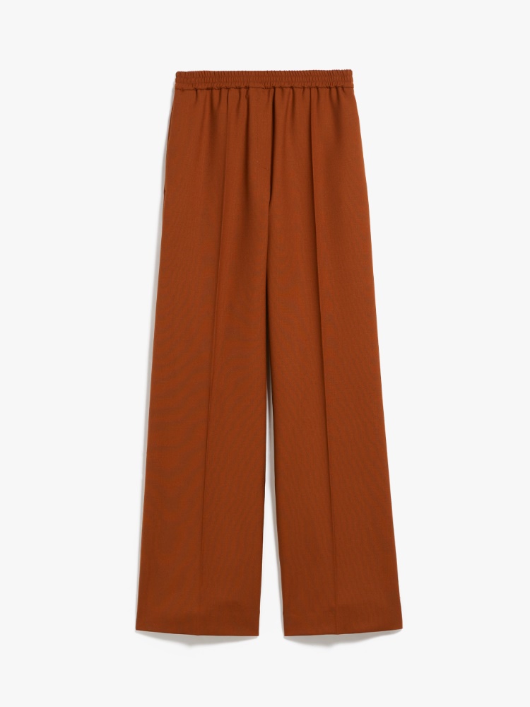 Woollen cloth trousers, rust | Weekend Max Mara