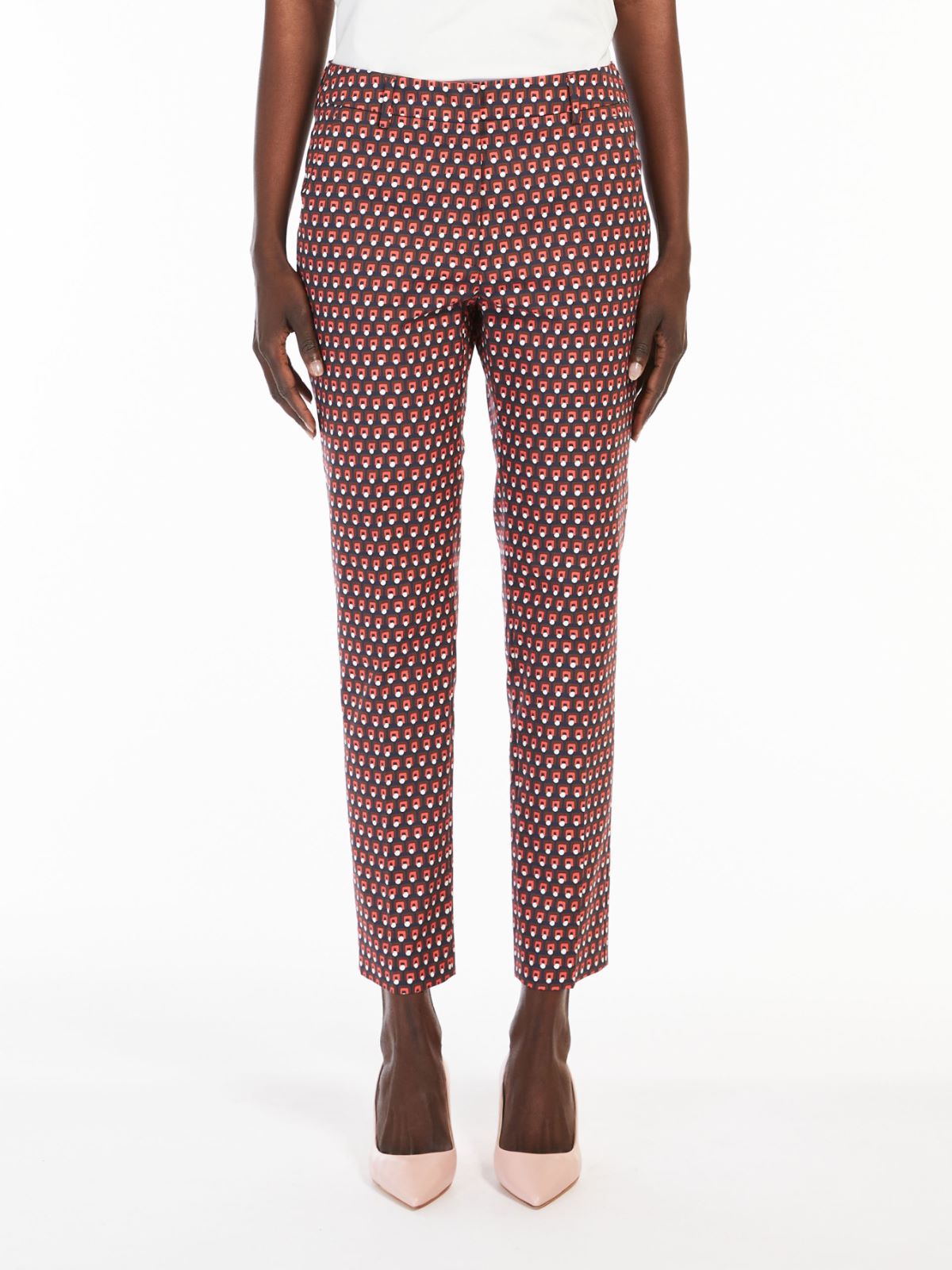Cotton faille trousers - MIDNIGHTBLUE - Weekend Max Mara - 2 Cotton faille trousers - MIDNIGHTBLUE - Weekend Max Mara - 2