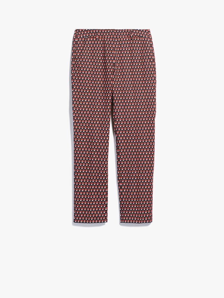 Cotton faille trousers, midnightblue | Weekend Max Mara