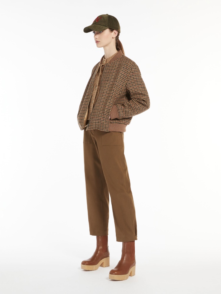 Cotton drill trousers -  - Weekend Max Mara