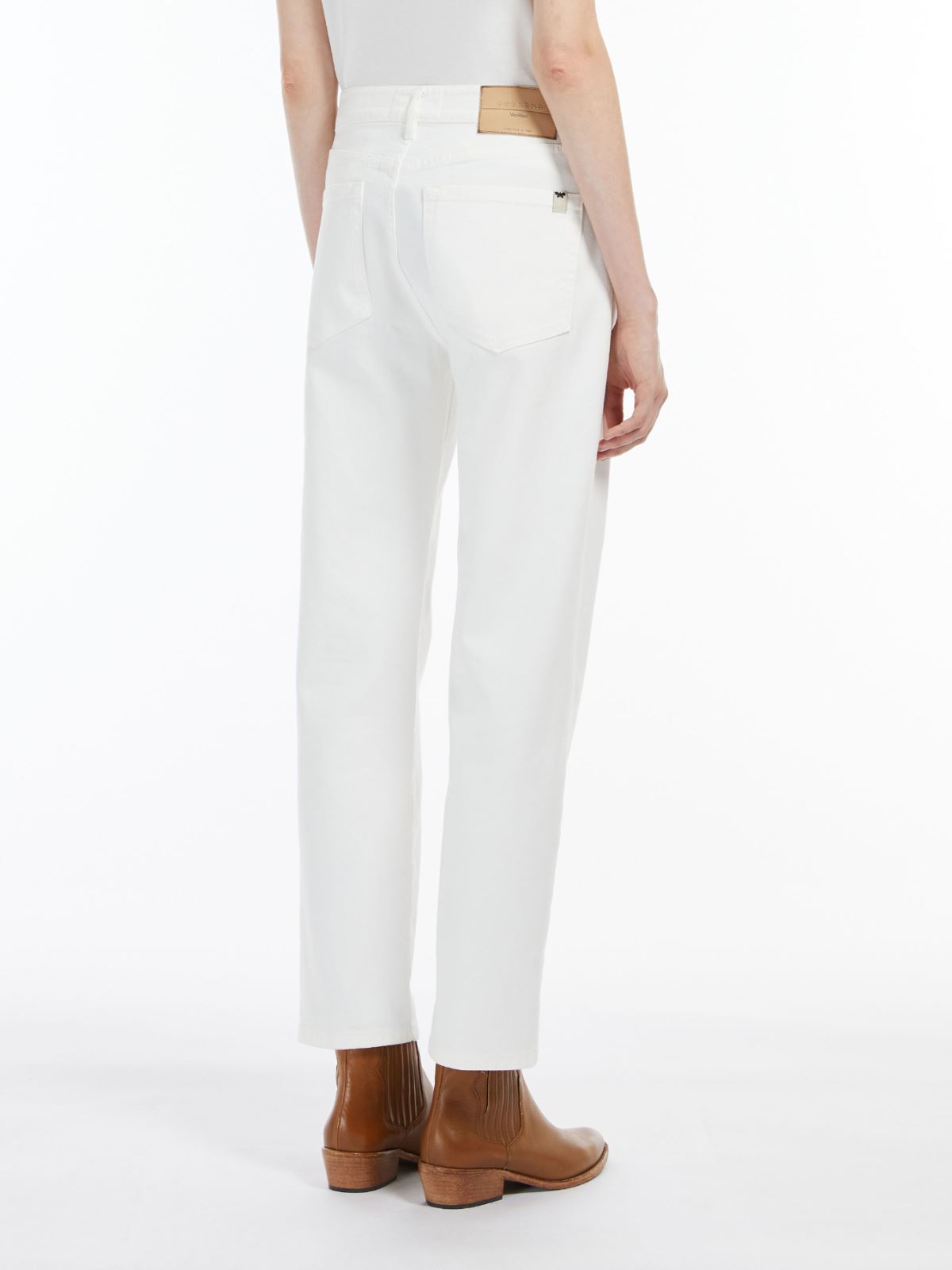 Cotton trousers - WHITE - Weekend Max Mara - 3