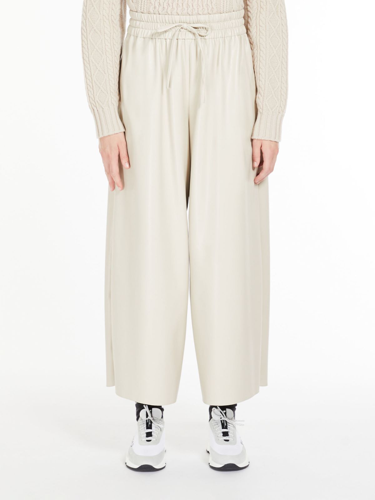 Coated jersey trousers - SAND - Weekend Max Mara - 2