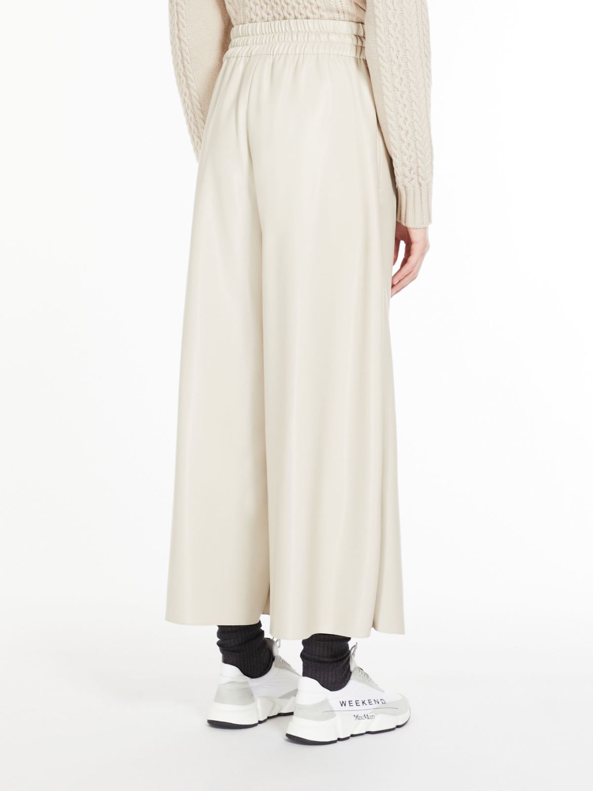 Coated jersey trousers - SAND - Weekend Max Mara - 3