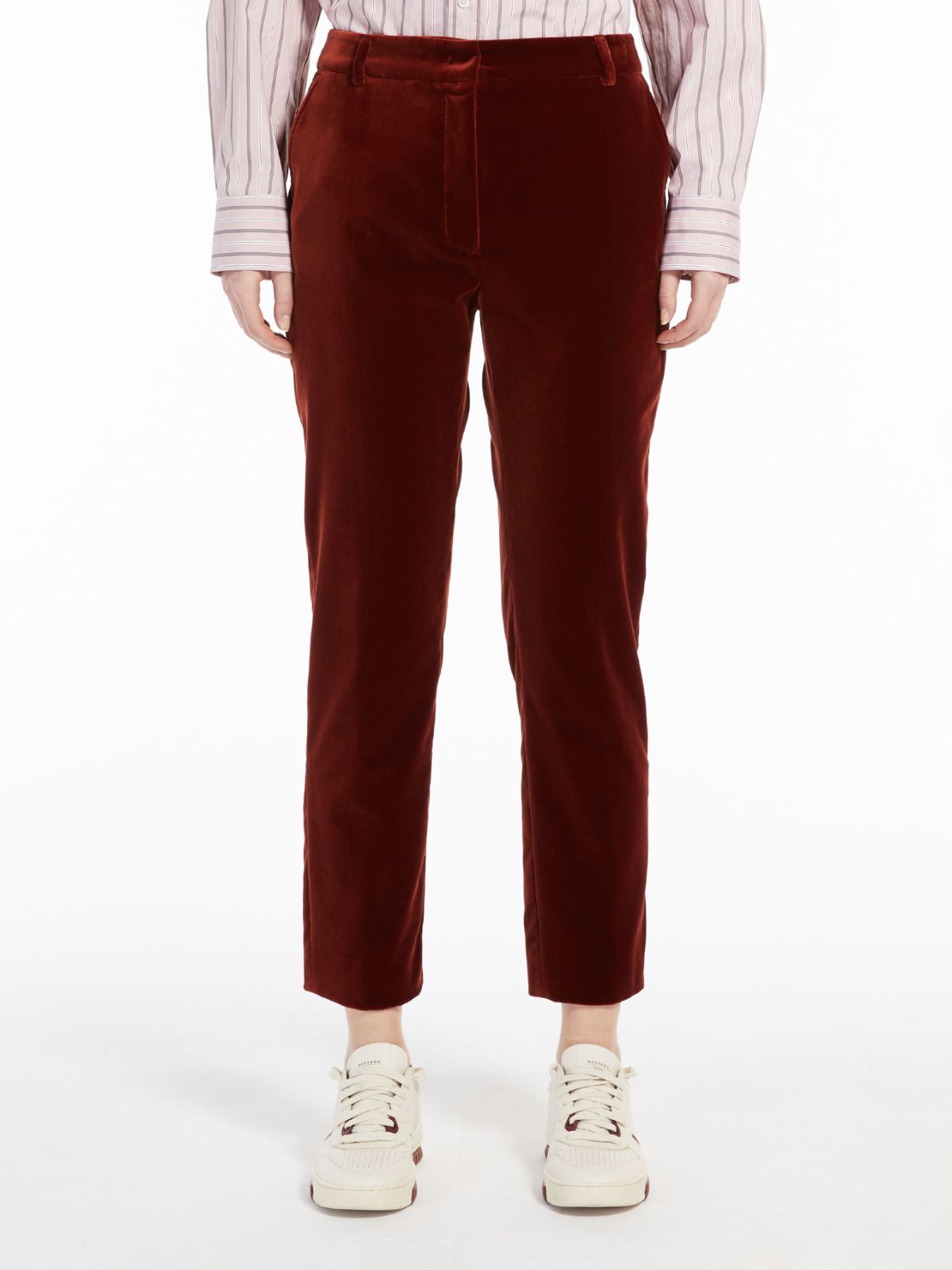 Cotton velvet trousers - RUST - Weekend Max Mara - 2 Cotton velvet trousers - RUST - Weekend Max Mara - 2