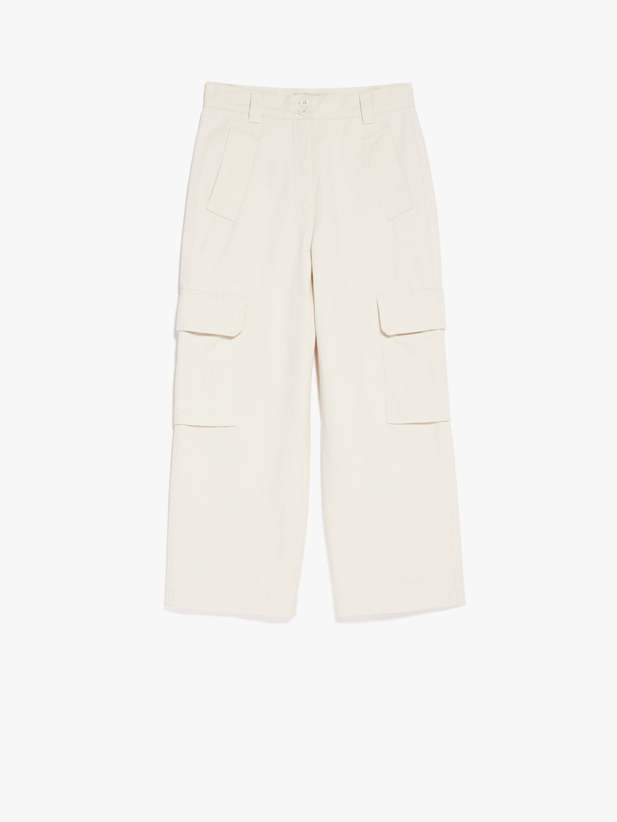 Cotton trousers - IVORY - Weekend Max Mara - 5