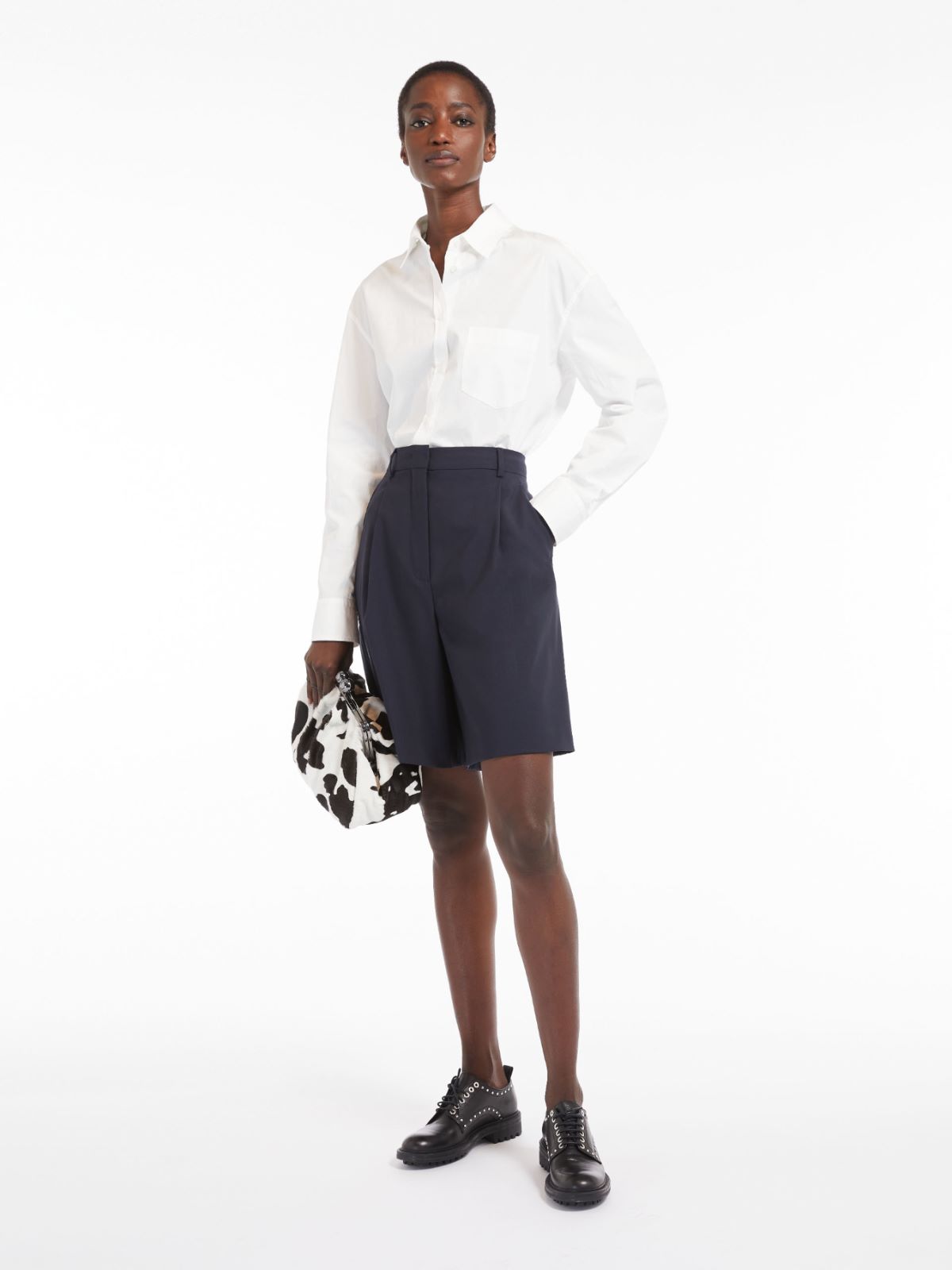Woollen cloth trousers - NAVY - Weekend Max Mara - 4 Woollen cloth trousers - NAVY - Weekend Max Mara - 4