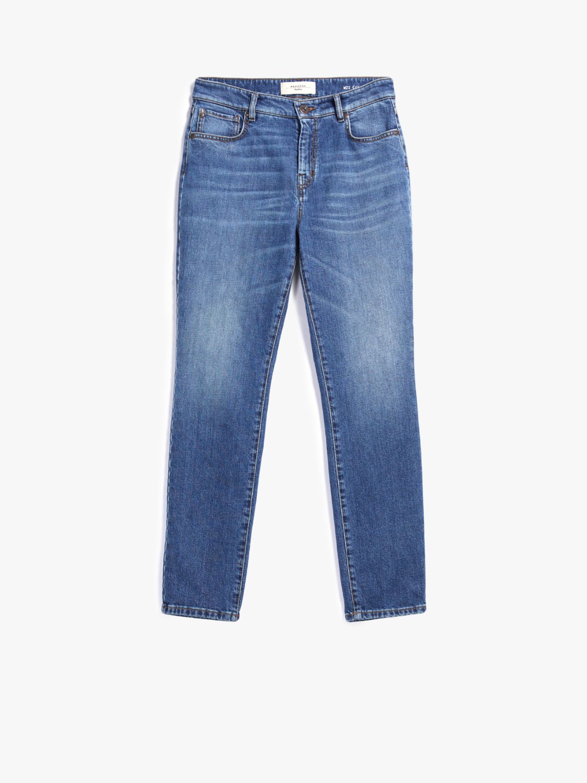 Jeans in denim di cotone - BLU - Weekend Max Mara - 5